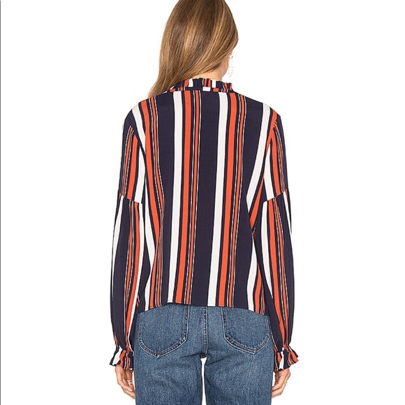 REVOLVE TULAROSA Nala Stripe Blouse - Picture 7 of 8